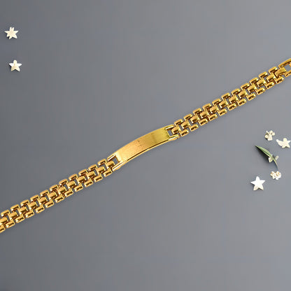 Customize / personalized Customized Golden Chain Bracelet  (1 Pc)