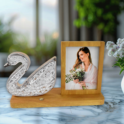 Duck Shape Cystal Led Lamp & Photo Frame Night Lamp | Wedding Gift | love couple