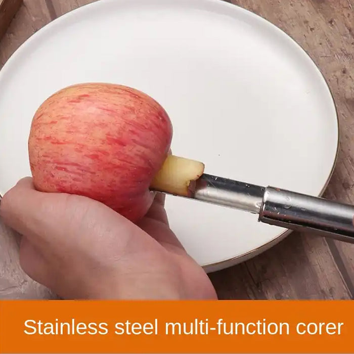 Kitchen gadget for removing fruit cores easily