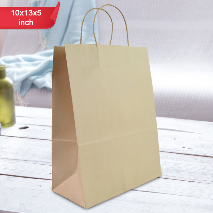 Brown Eco Paper Bag(10x13x5 Inch)