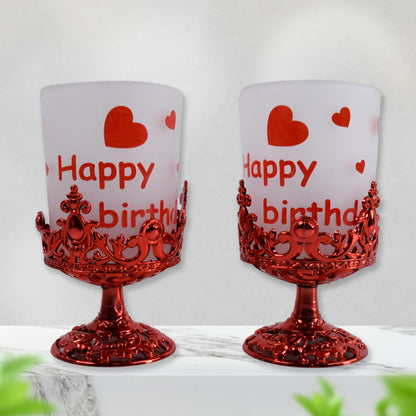 Tealight Holder Stylishly Shaped Candle Diya Stand Plastic Beautiful Design Festival (2 Pc / Mix Design)