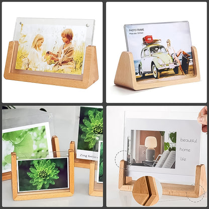  Wooden Picture Stand, Photo Frame Stand (1 Pc)