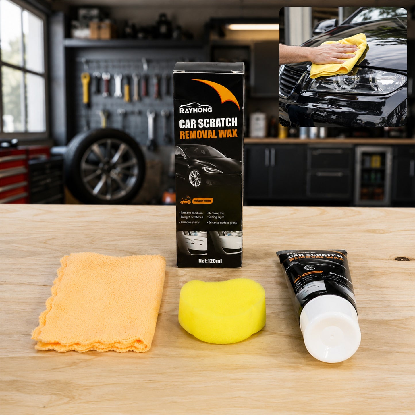 Car Scratch Removal Wax – Restore Shine & Remove Scratches 120ml