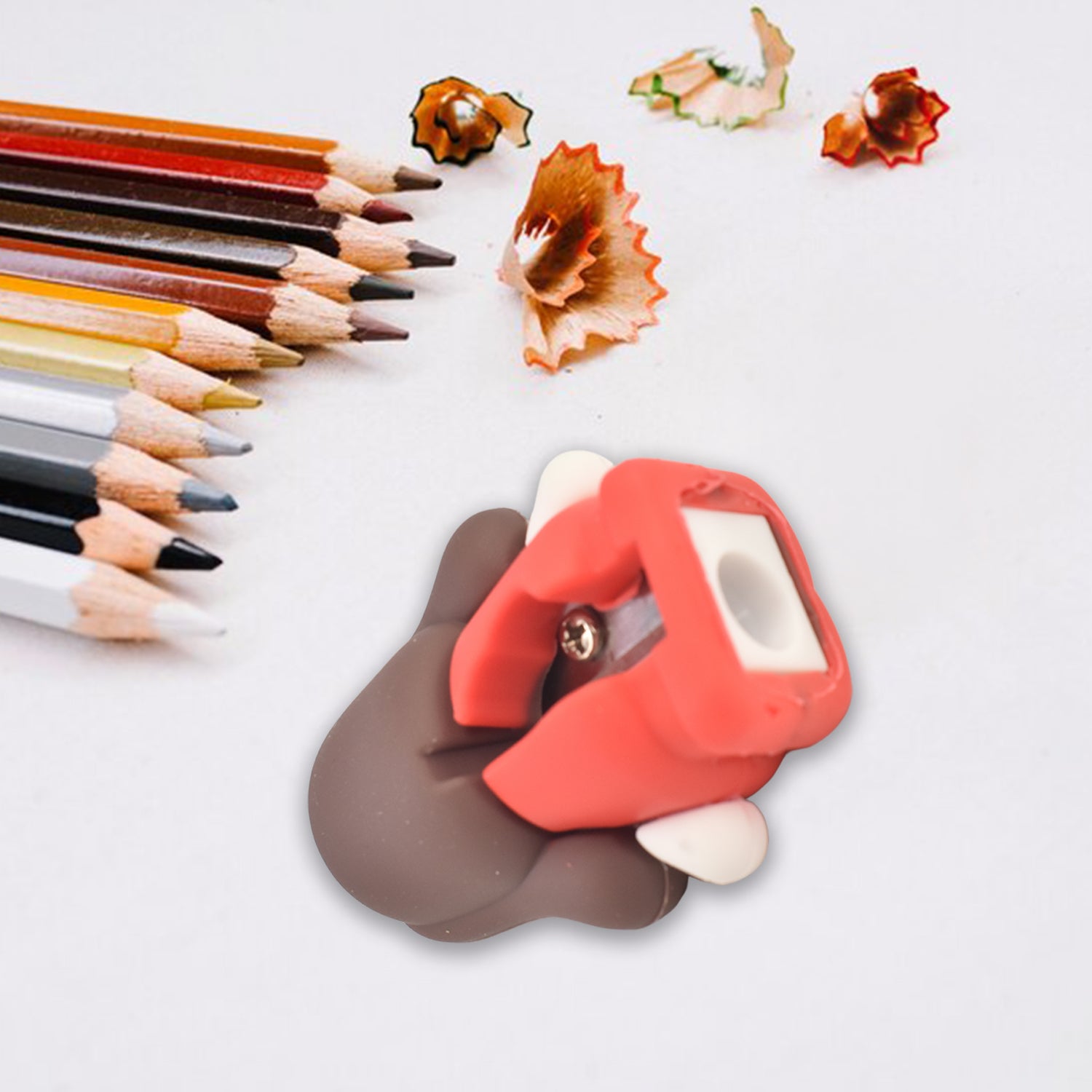 Cartoon 2 in 1 Cute Eraser with Pencil Sharpener (1 Pc / Mix Design)