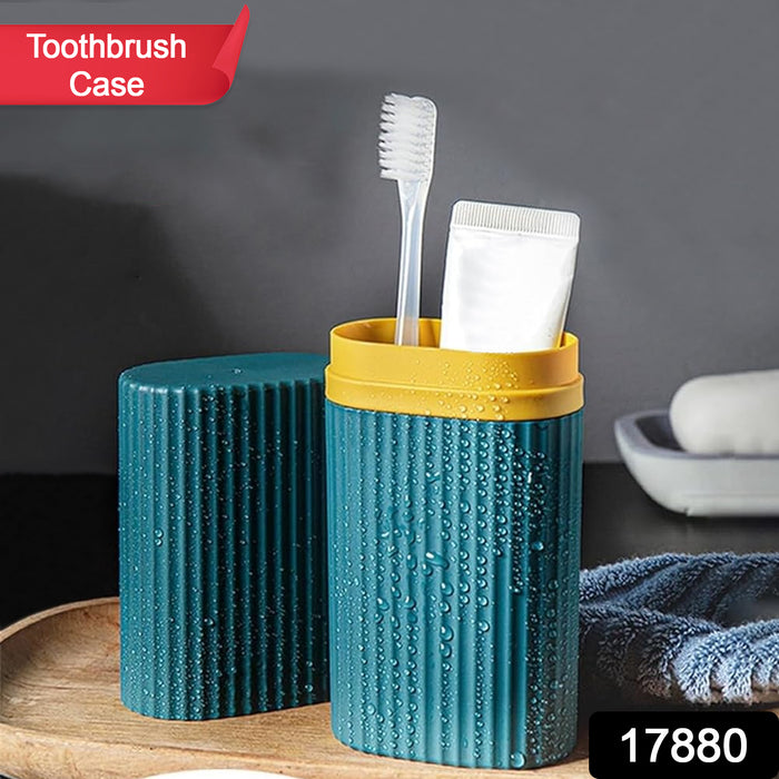Plastic Toothbrush Case, Travel, Toothpaste Protection, Lightweight, Portable, Storage, Portable, Multifunctional, Storage Container, Waterproof (1 Pc / Only Toothbrush Case)