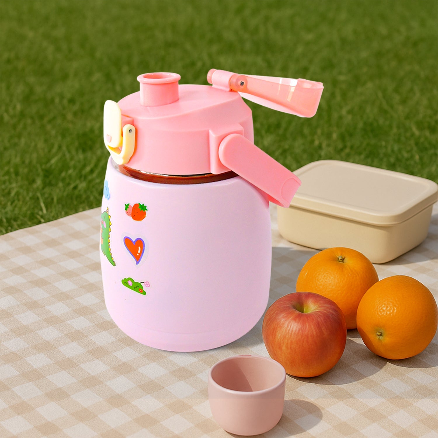 Customize Stainless Steel Vacuum Insulated Water Bottle Handle & Sticker (700 ML)