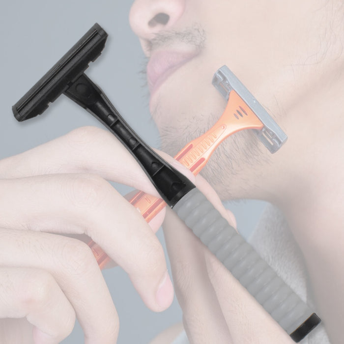 manual shaving razor with 5 blades