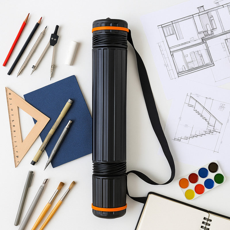 Khyati Paper Container Supreme – Adjustable Poster Tube for Drawings, Charts & Blueprints