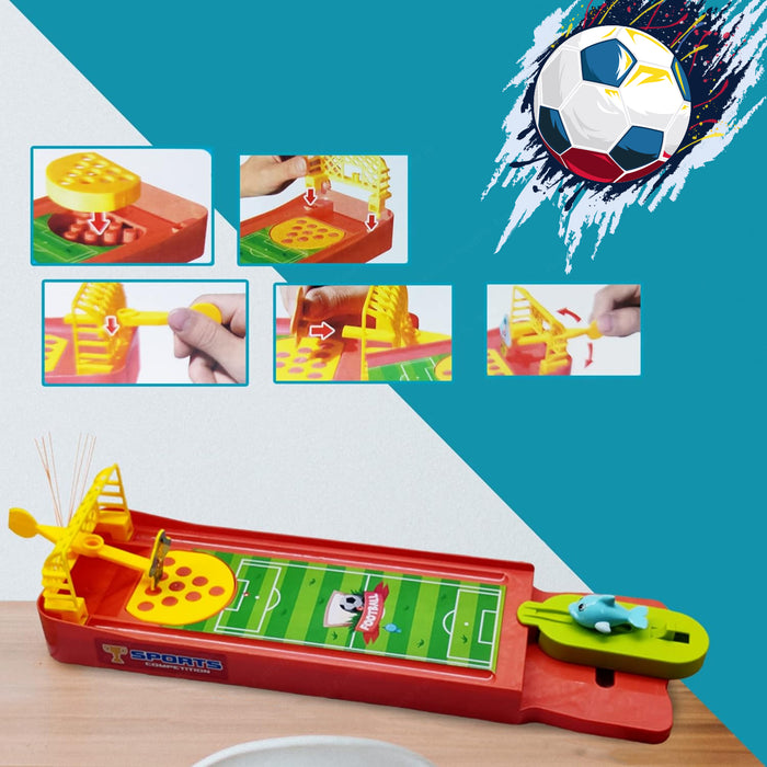 17863 Mini Table Top Finger Football Game for Kids-Desktop Game for Kids & Adults, Fun Indoor Finger Bowling Game for Boys & Girls, Family Board Game