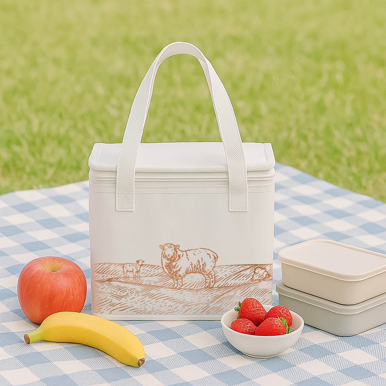 Insulated Thermal Lunch Bag (1 Pc)