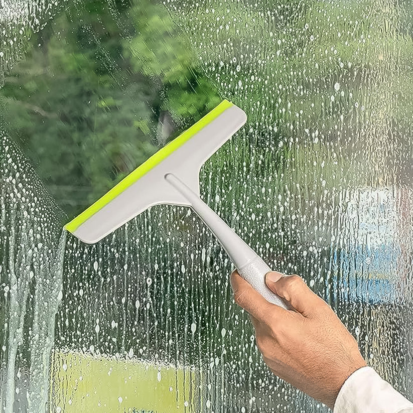 Tergivetro Per Cucina In Plastica Con Lama In TPE, Grigio - Asciuga Superfici Al Velo - 3