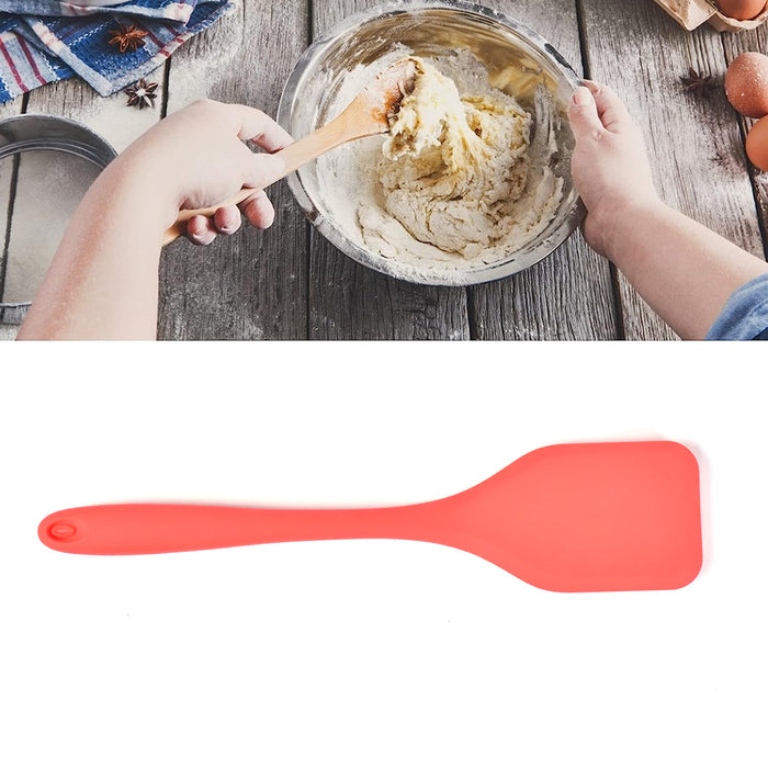 Silicone Spatula Spoon, High Heat Resistant to 480°F, Hygienic One Piece Design, Large Non Stick Cooking Utensil (30cm)
