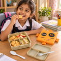Panda Kids Lunch Box with 3 Compartments & Utensils