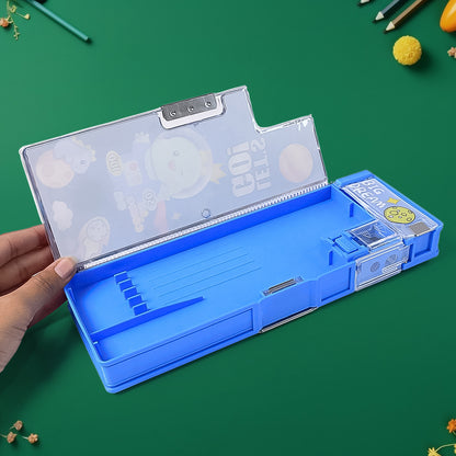 Magnetic Pencil Case With Sharpener (1 Pc)