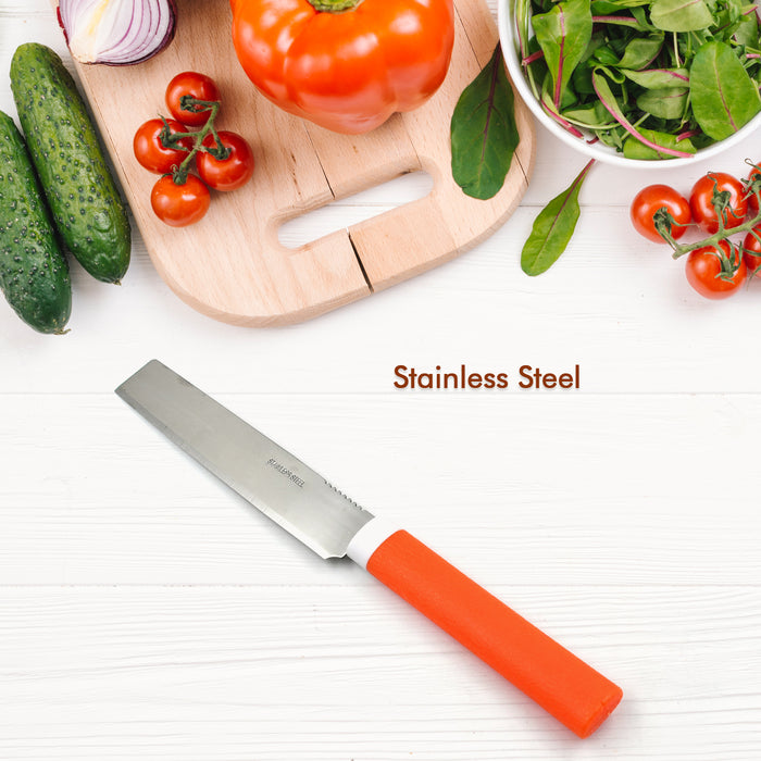 रसोई में उपयोग के लिए 5945 स्टेनलेस स्टील चाकू, चाकू सेट, चाकू और ब्लेड कवर चाकू के साथ नॉन-स्लिप हैंडल