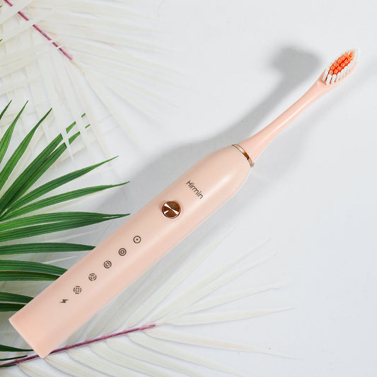 वयस्कों और किशोरों के लिए इलेक्ट्रिक टूथब्रश, अतिरिक्त ब्रश हेड के साथ इलेक्ट्रिक टूथब्रश डीप क्लींजिंग टूथब्रश