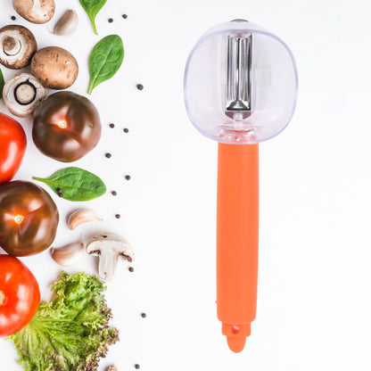 Home Kitchen Cooking Tools Peeler With Container Stainless Steel Carrot Cucumber Apple Super Fruit Vegetable Peeler