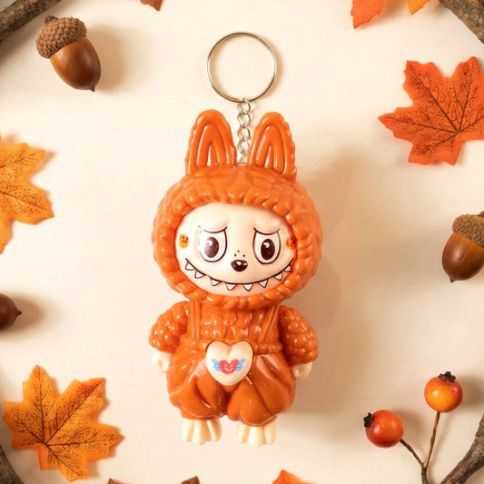 Cartoon Character Face Changing Toy With Key Holder, Keychain (1 Pc)