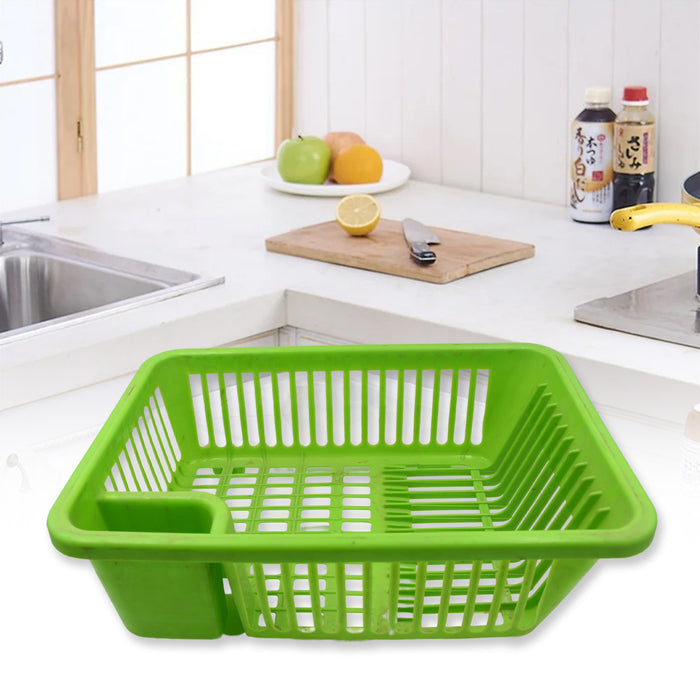 1134 Multipurpose Plastic Kitchen Basket, Dish, Vegetables and Fruits Washing, Laundry cloath Multipupose Organizer Basket (43x30 Cm)