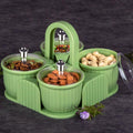 Airtight Plastic Storage Containers – 4-Pc Set for Snacks | Organivo
