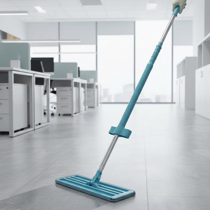 3-in-1 Home Cleaning & Utility Combo – Flat Mop, LED Flashlight & Microfiber Cloth