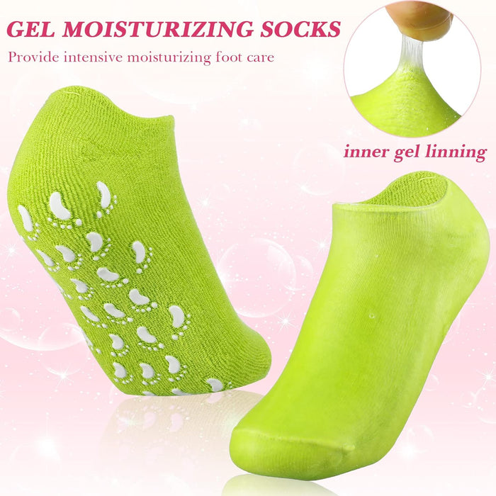 0520 Socks Soft Socks for Repairing and Softening Dry Cracked Feet Skins Comfortable Socks (No Box Packing / Without Gel Socks)