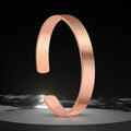 Rose Gold Open Cuff Bracelet – Adjustable Minimalist Kada