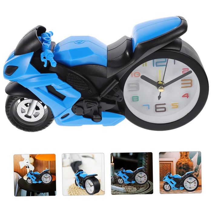Fashioned Alarm Clock Novelty Retro Motorcycle / Motorbike Engine Style Clocks Alarm Clock Desktop Decoration Kids Gift