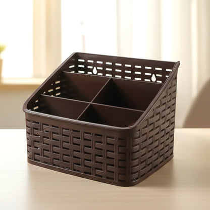 5 Compartment Multipurpose Desk Organizer Basket (1 Pc)