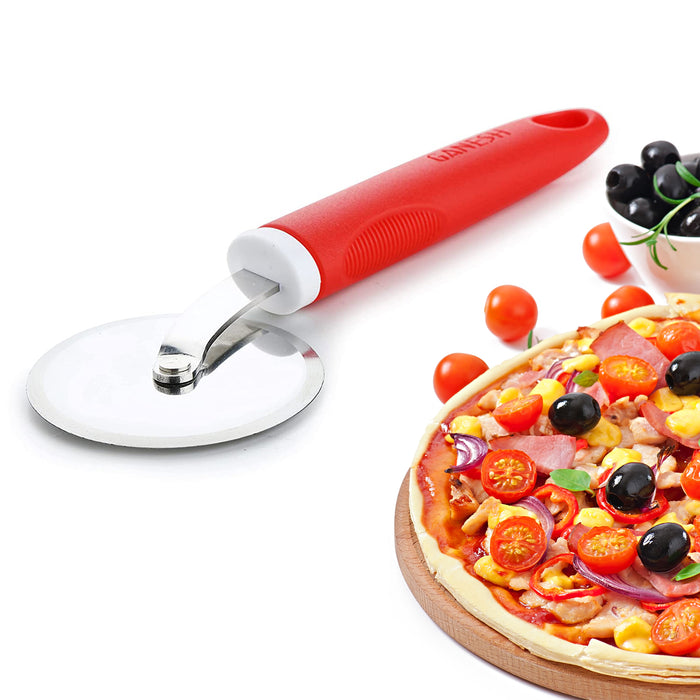 8707 Ganesh GANESH PIZZA  /  PASTRY CUTTER Wheel Pizza Cutter  (Stainless Steel)