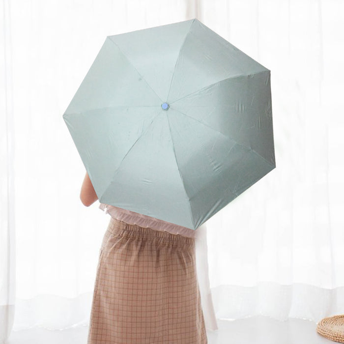 3 Fold Manual Open Umbrella | Windproof, Sunproof & Rainproof with Sturdy Steel Shaft | Easy to Hold & Carry | Umbrella for Women, Men & Kids (1 Pc)