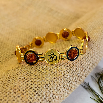 OM & Rudraksh Bracelet