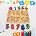 Wooden Number Puzzle – Early Learning Board | Inventive Play