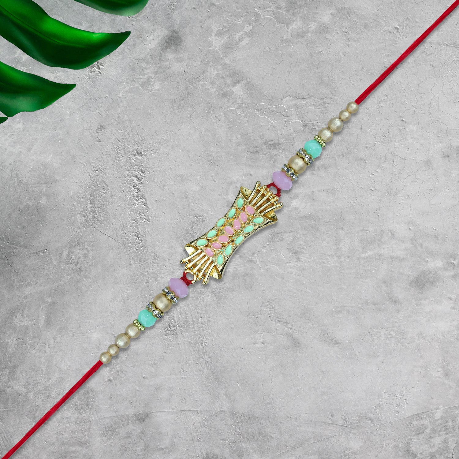 Mint & Pink Rakhi