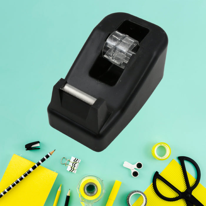 9515 Plastic Tape Dispenser Cutter for Home Office use, Tape Dispenser for Stationary, Tape Cutter Packaging Tape (1 pc / 237 Gm)