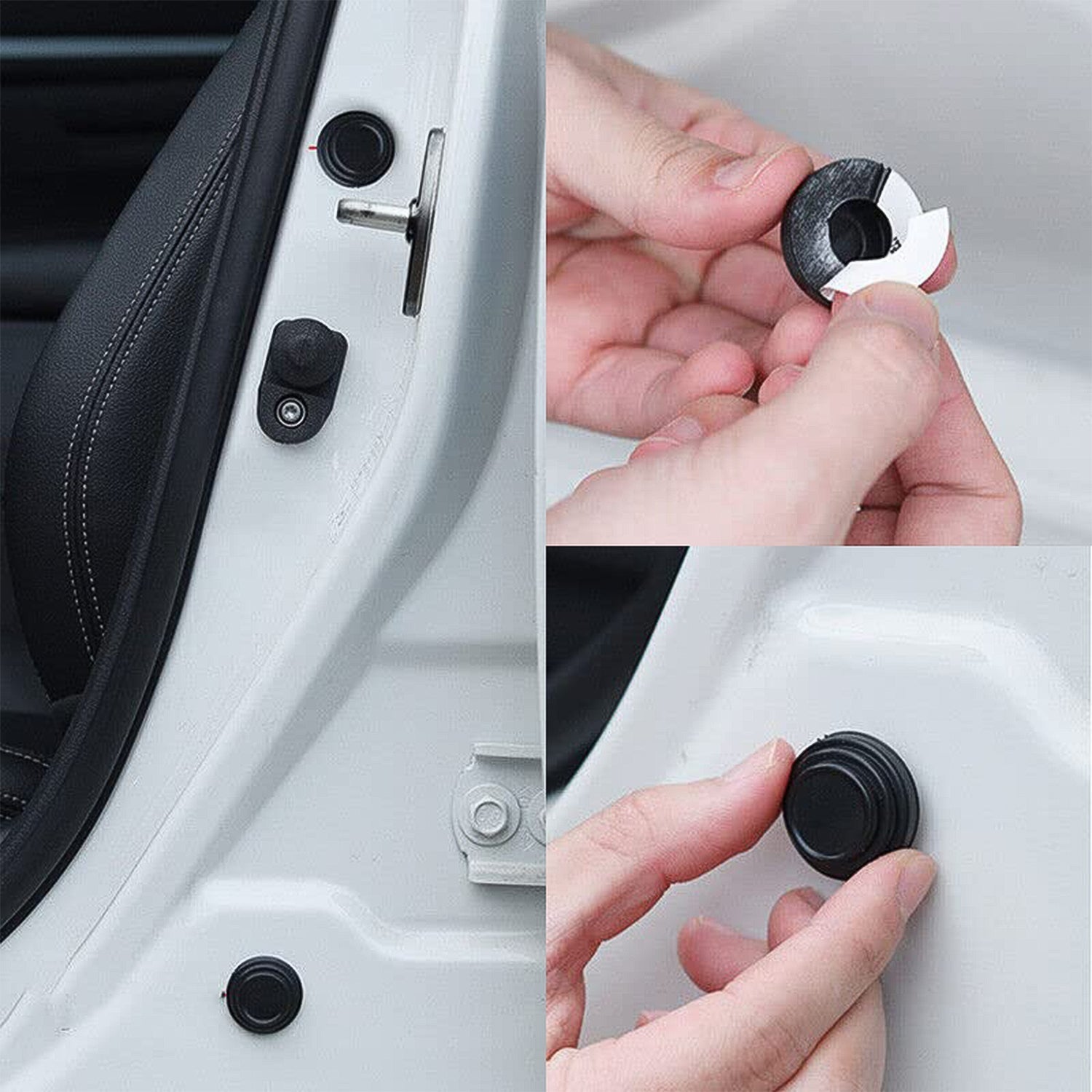 Rubber Car Door Shock Absorber Sticker on car door edge