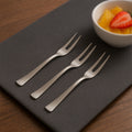 Stainless Steel Fruit Fork Set – Durable & Elegant 6 Pieces