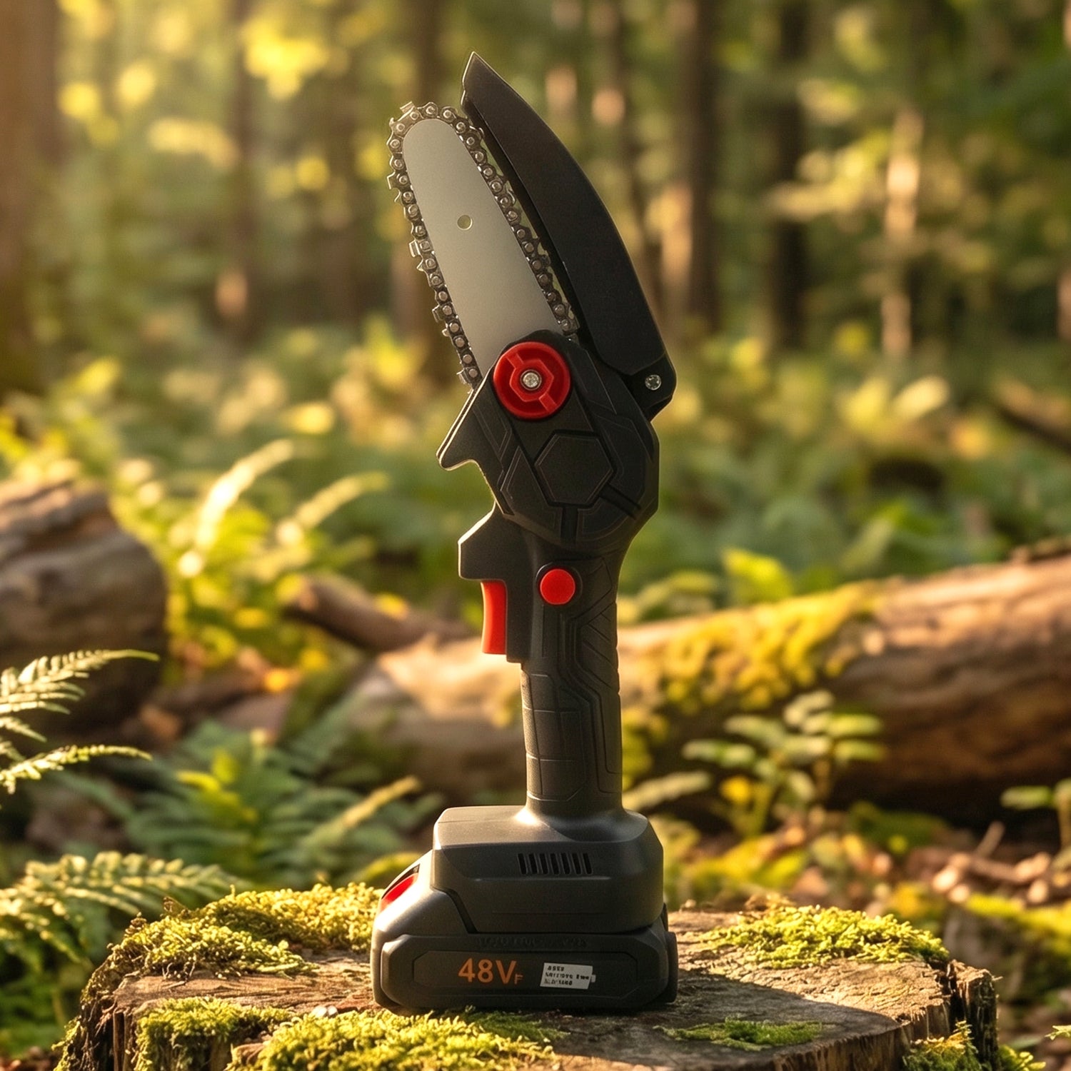 battery powered mini chainsaw tool for branches