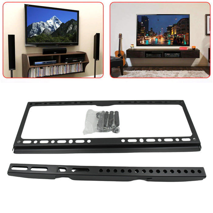 1549 TV Wall Bracket Mount Slim Monitor Stand for 26 x 63, LCD LED 3D plasma Flat TVs Full Motion Heavy-Duty Wall Bracket, Sturdy and Strong Flat Screen Design TV Wall Mount (46cmx20cm)