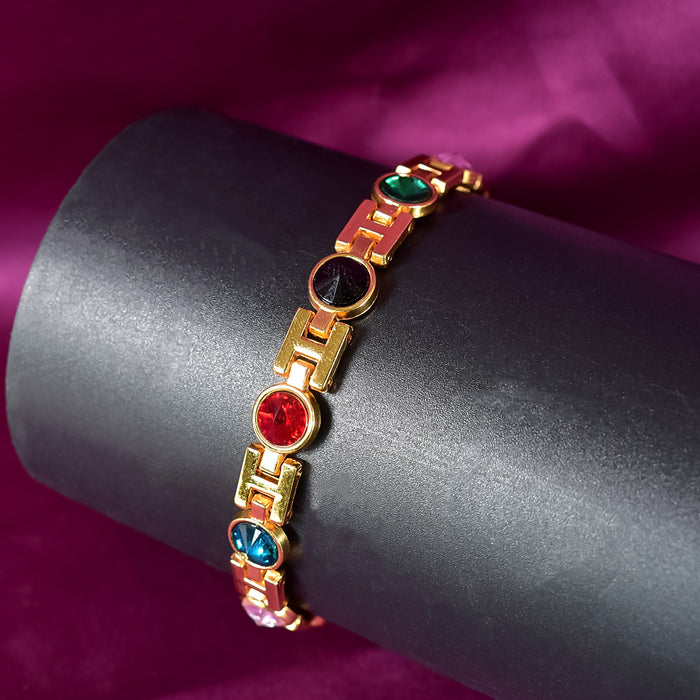 Colorful Dimensional Bracelet