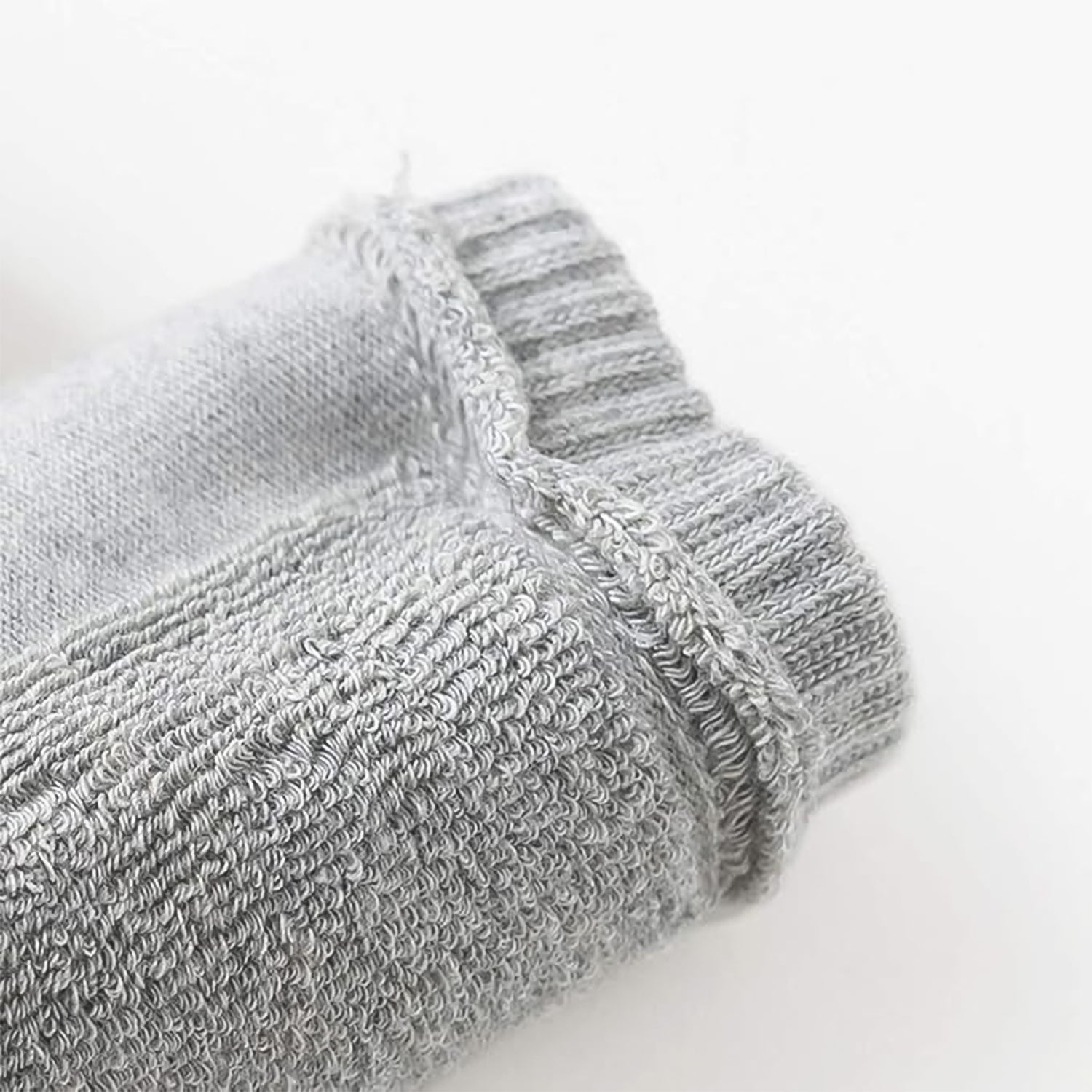 Grey Toddler Wool Knit Leg Warmer (Knee Guard)