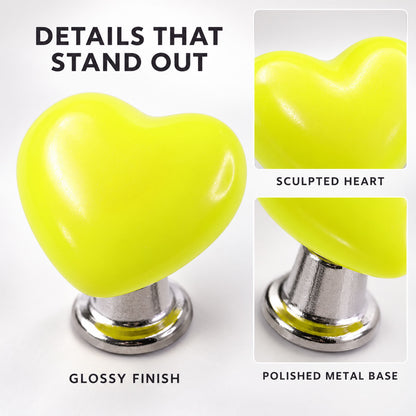 Heart Shape Drawer Knob for Office Desk, Cabinet and Cupboard Handle (1 Pc)