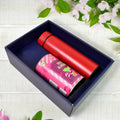 Personalized Temperature Water Bottle – Insulated Gift Set with Chocolates