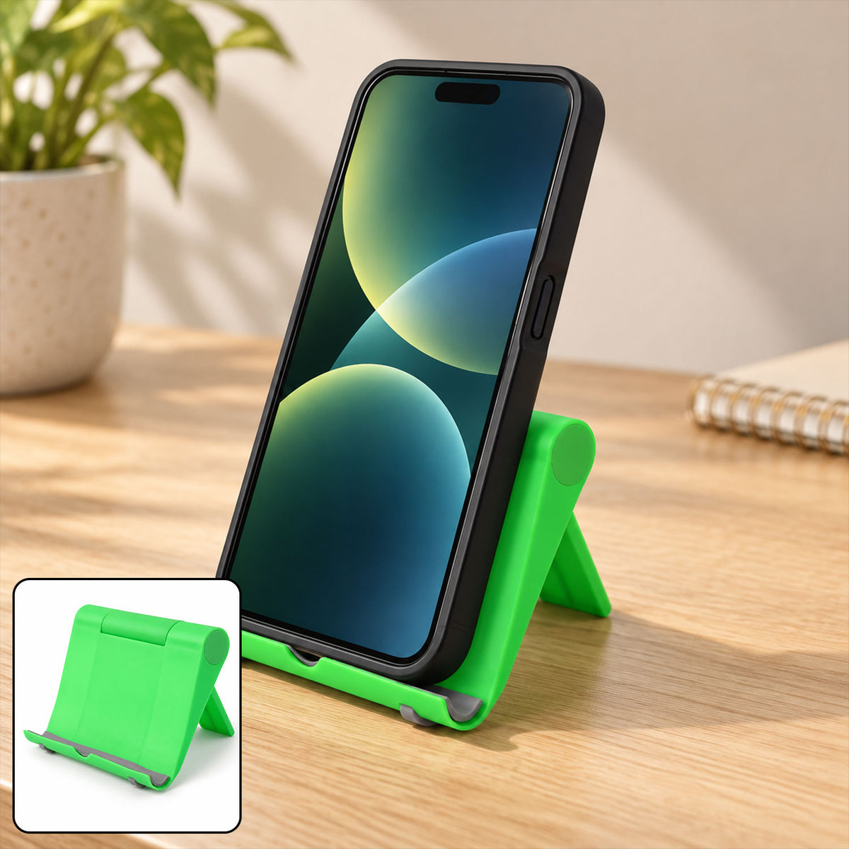 Foldable Mobile Phone Stand for Video Calls, Watching Videos and Classes (1 Pc)