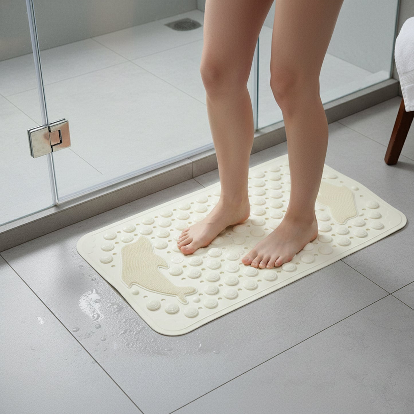 Grip mat textured surface close-up
