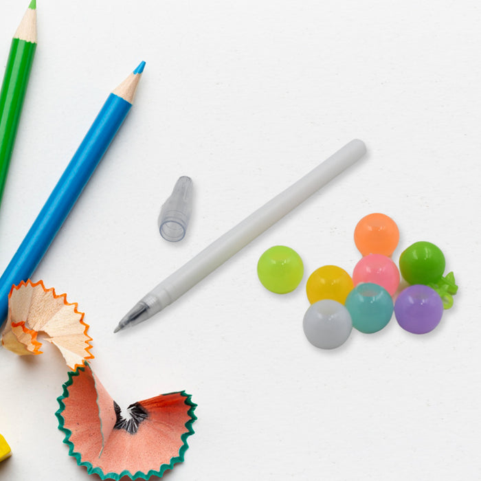 Stylish Pearls Pen Plastic Moti Non-Sharpening Design Pen Multicolor Pearls Moti Gel Pen, Fancy Designer Attractive Gel Pen for Kids Pack of (12 Pc Set )