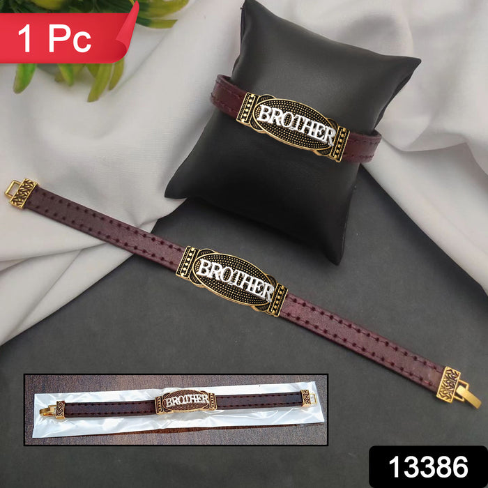 Leather Belt Rakhi 