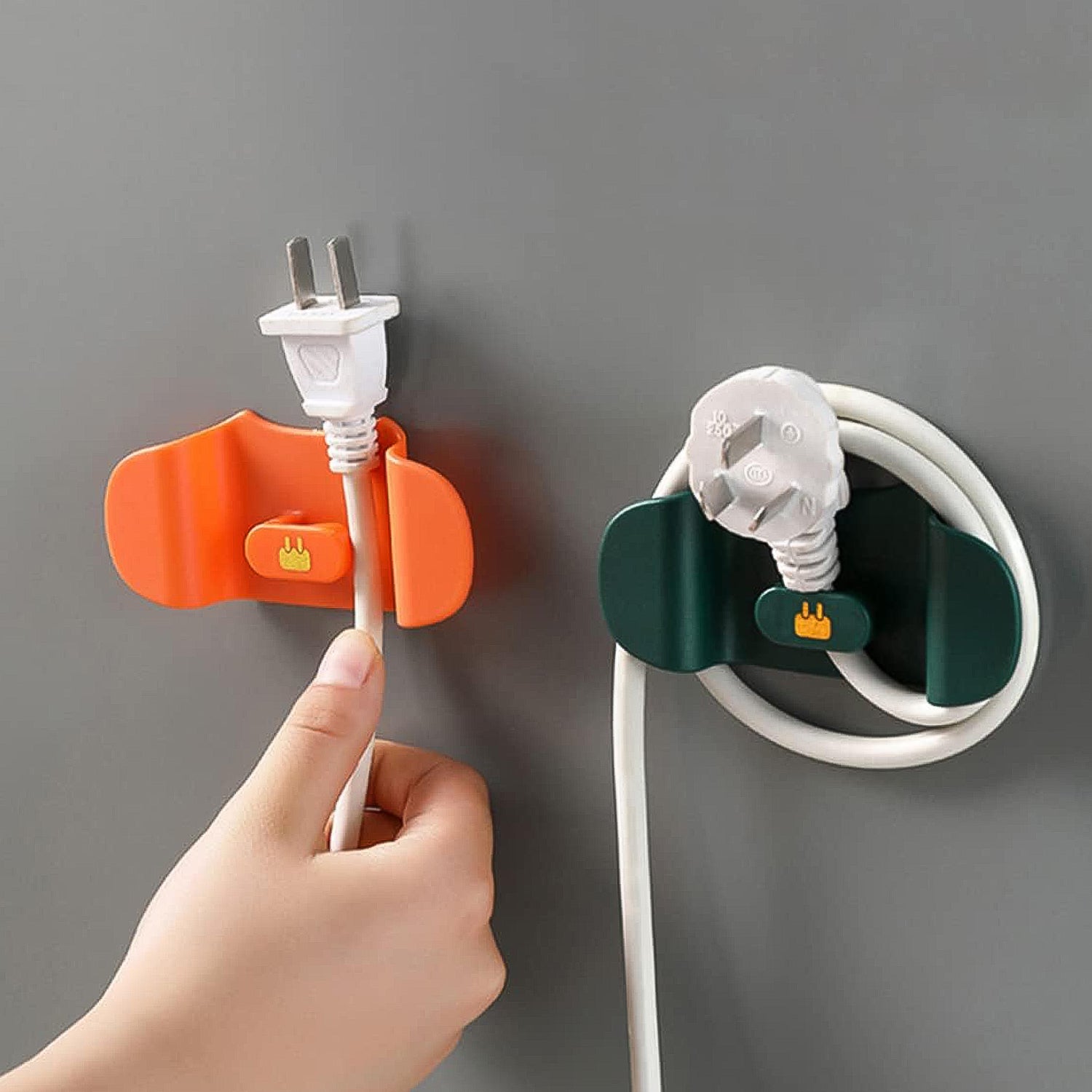 Wall Mounted Plug Holder Hook (1 Pc)