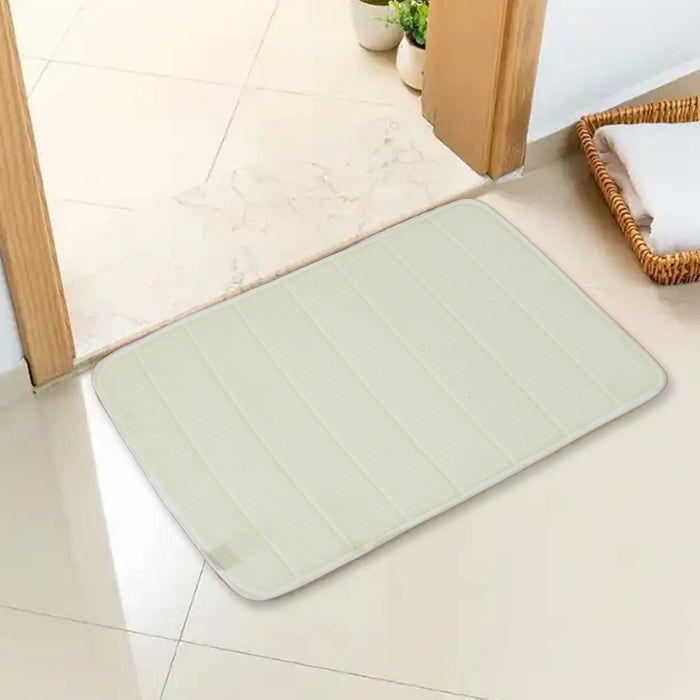 Super Absorbent Floor Mat Non-Slip Mat, Bath Mat, Instant Drying Mat, Bathroom Rug, Absorbent Bath Mat, Suitable for Bathroom, Kitchen, Door Mat