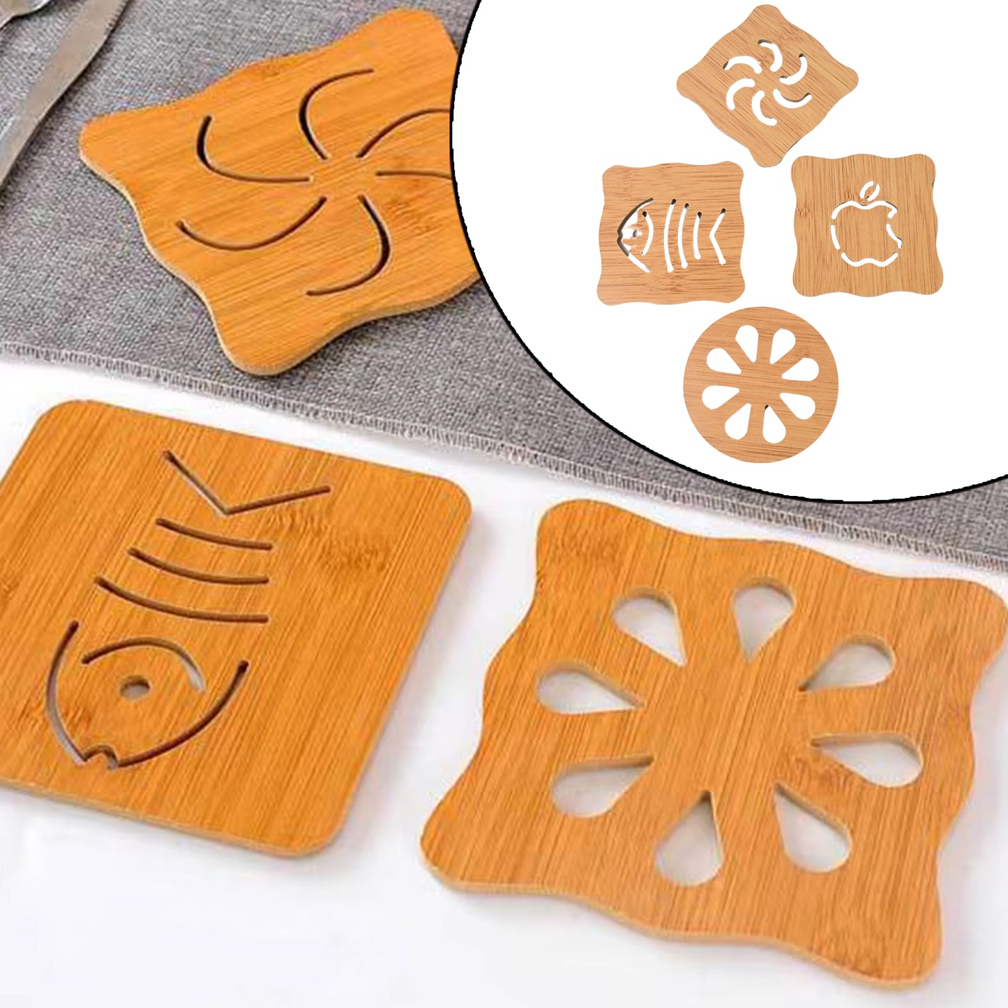 Oak Aura Coasters